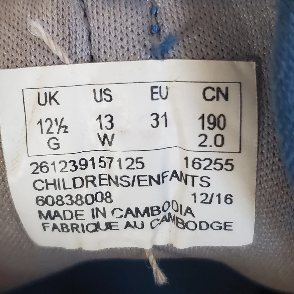 Clarks 13 WPrivo Lt. Blue Sport Sandals‎ Trail Hiking Water Shoes kids.